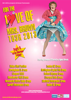 For The Love Of Mrs Brown - 2013 UK Tour Poster