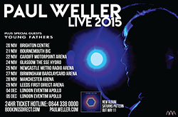 Paul Weller - 2015 Winter UK Tour Poster