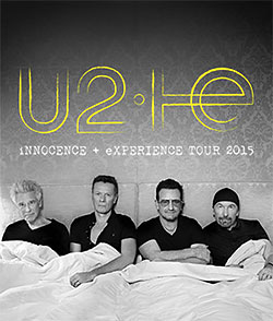 U2 Innocence And Experience 2015 UK Tour Poster