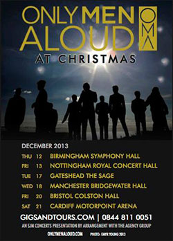 Only Men Aloud Announce Christmas UK Tour