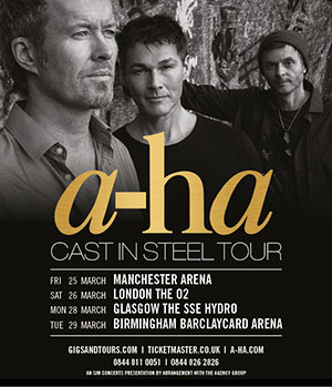 A-Ha 2016 UK Tour Poster