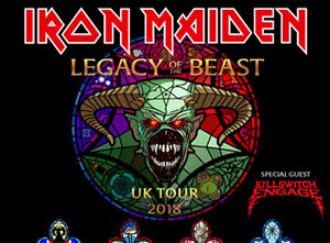 Iron Maiden 2018 UK Tour