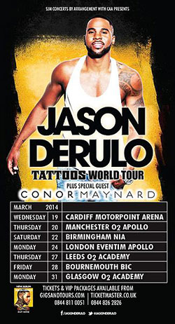 jason derulo uk tour dates