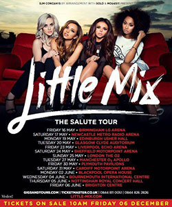 Little Mix - 2014 UK Tour Poster