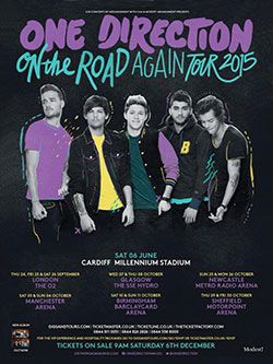 One Direction announce UK tour dates for 2015