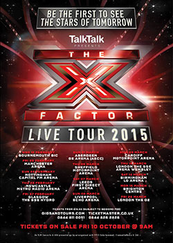 The X Factor Live Tour 2015 Poster