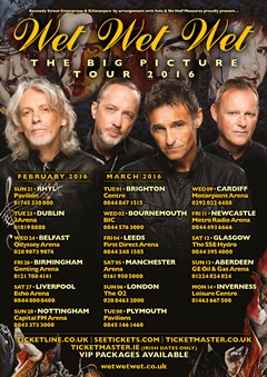 Wet Wet Wet - The Big Picture Tour 2016